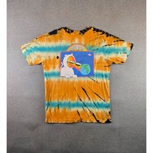 RIPNDIP T Shirt Mens XL Sunburst Orange Tie Dye Open Minded Short Sleeve Skate